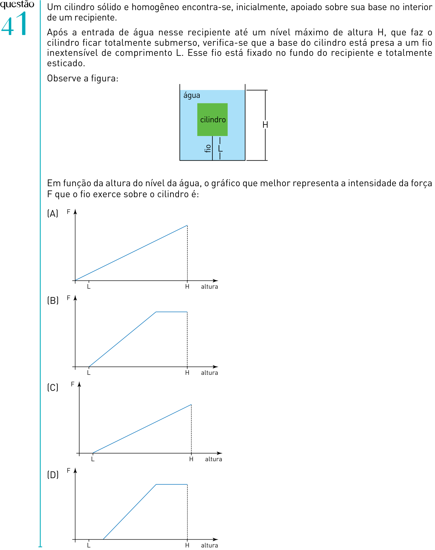 Questão 41 no caderno 2º Exame de Qualificação da UERJ 2012