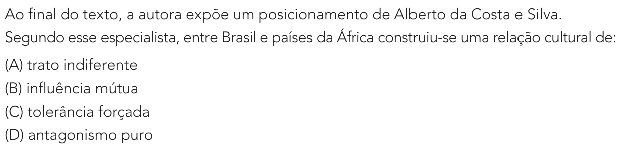 Questão 7 no caderno Exame Único da UERJ 2021