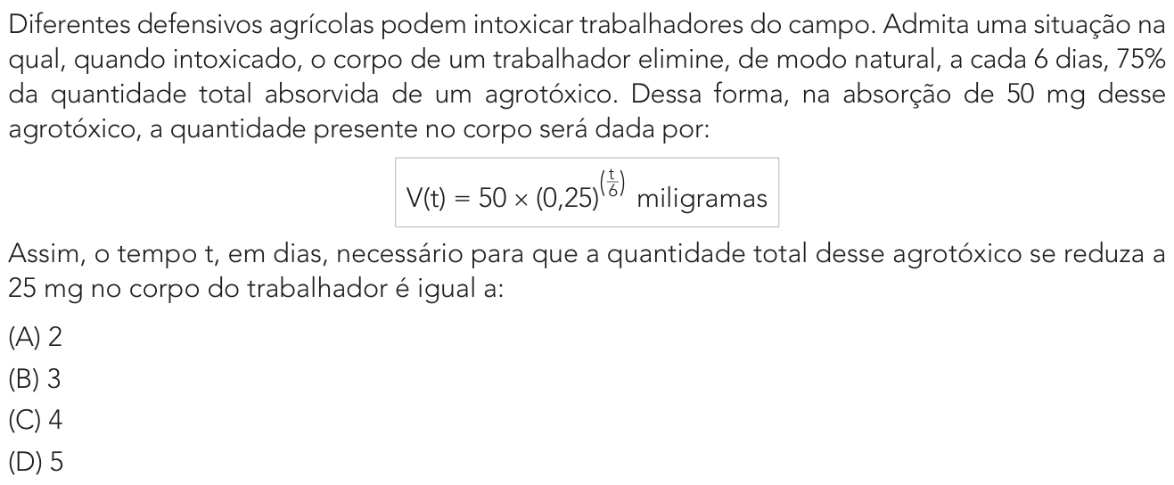 Questão 22 no caderno Exame Único da UERJ 2021