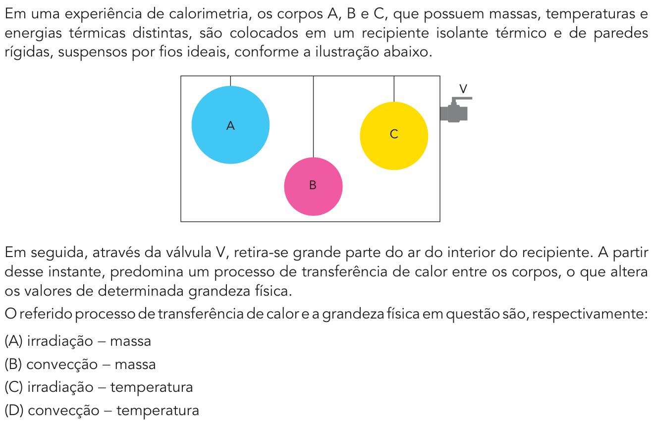 Questão 37 no caderno Exame Único da UERJ 2021