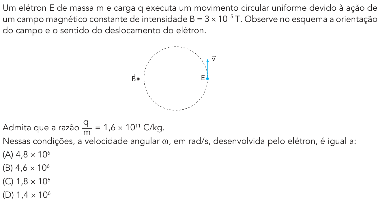 Questão 38 no caderno Exame Único da UERJ 2021