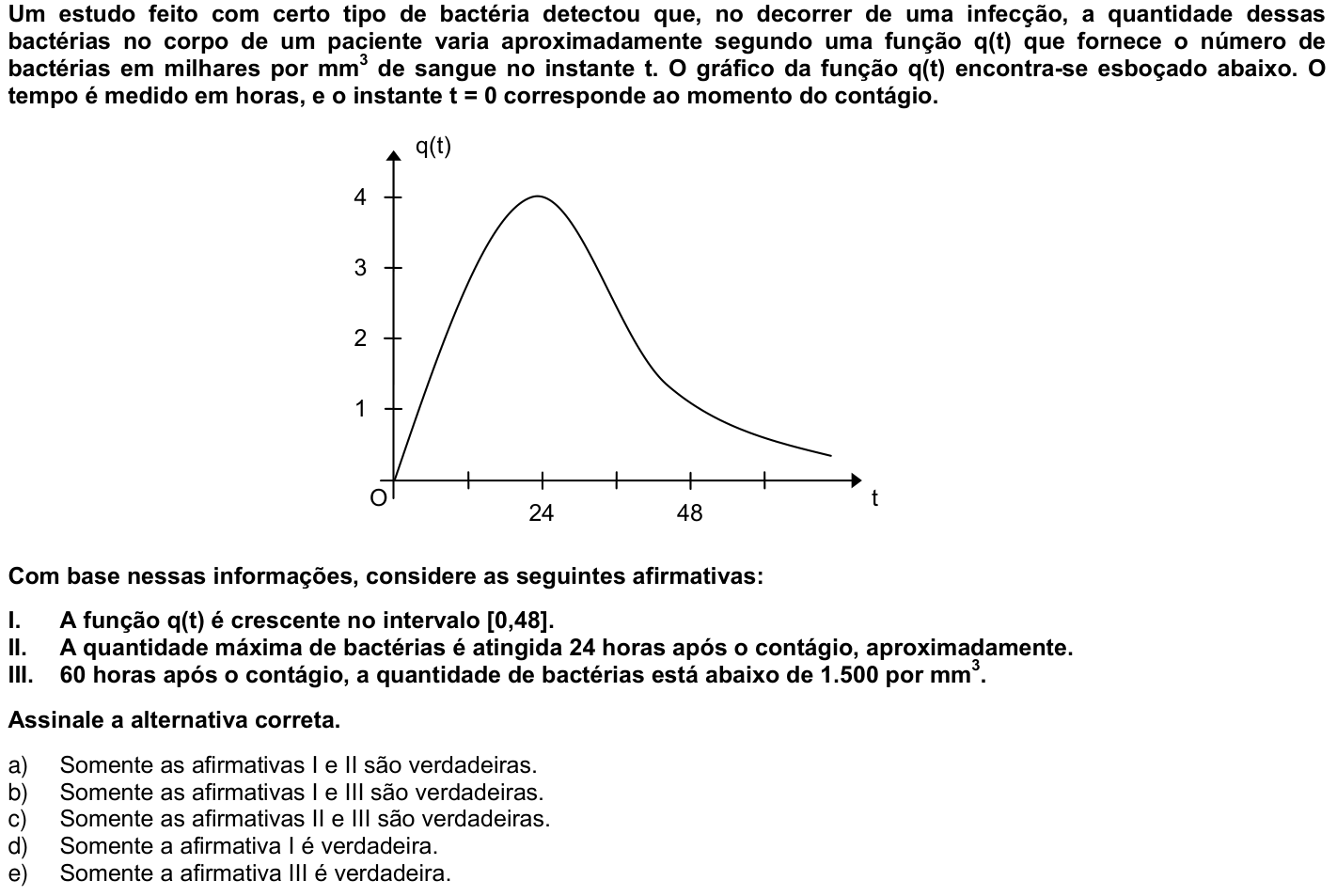 Questão 2 no caderno 1ª fase da UFPR 2005