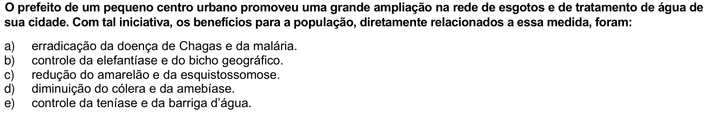 Questão 12 no caderno 1ª fase da UFPR 2005