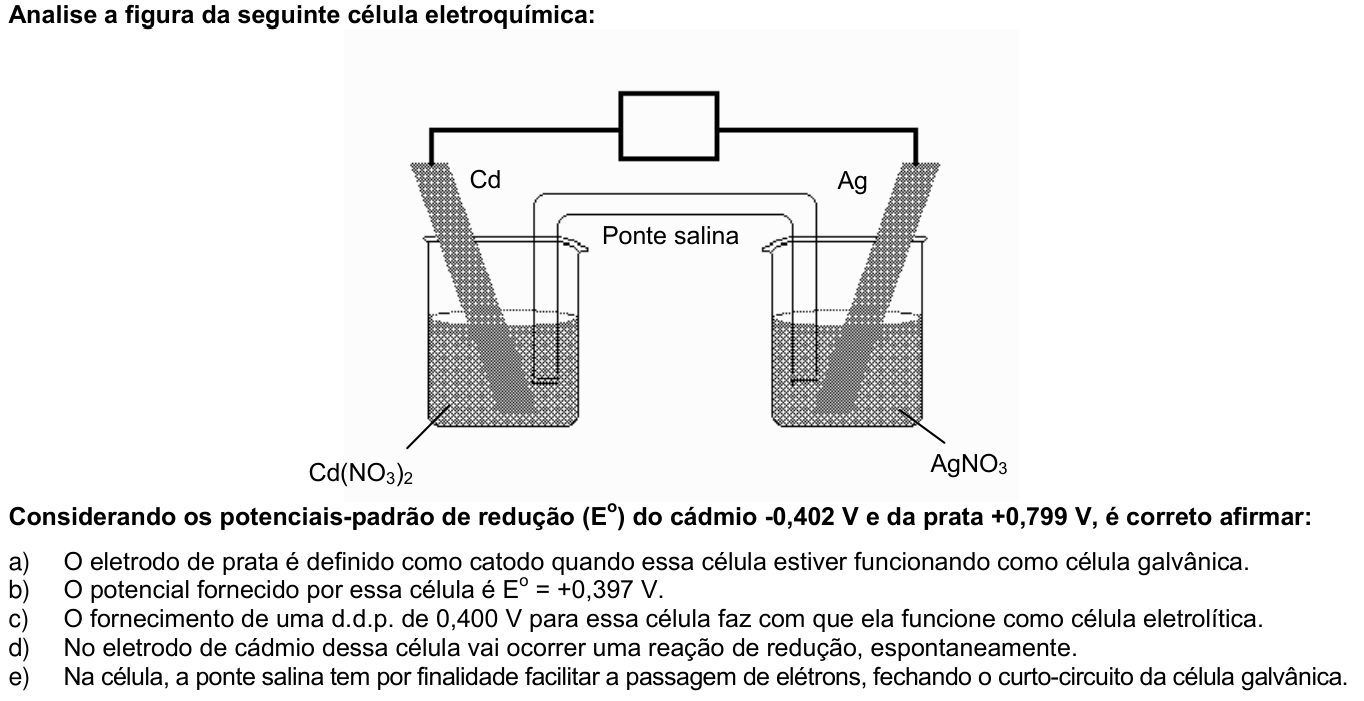 Questão 25 no caderno 1ª fase da UFPR 2005
