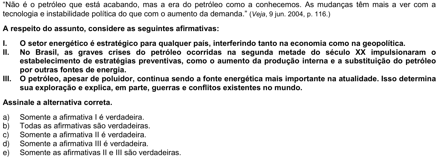 Questão 28 no caderno 1ª fase da UFPR 2005
