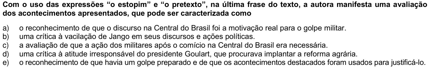 Questão 48 no caderno 1ª fase da UFPR 2005