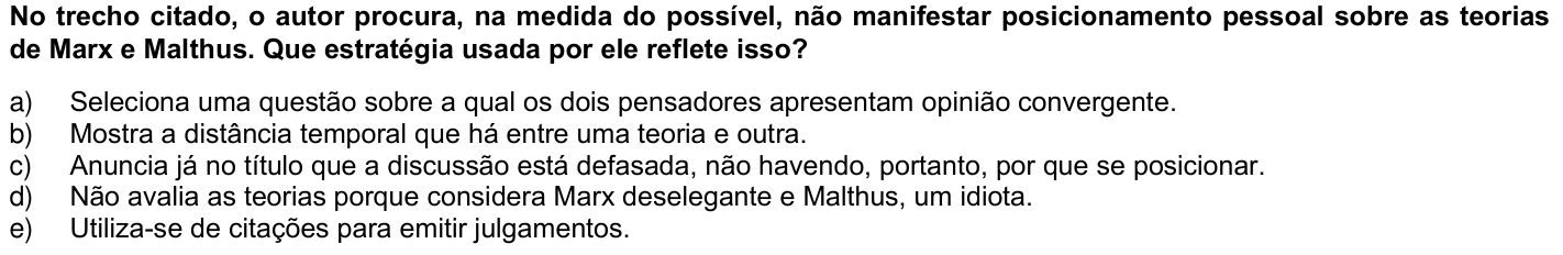 Questão 53 no caderno 1ª fase da UFPR 2005