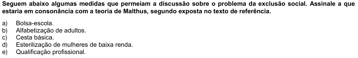 Questão 54 no caderno 1ª fase da UFPR 2005