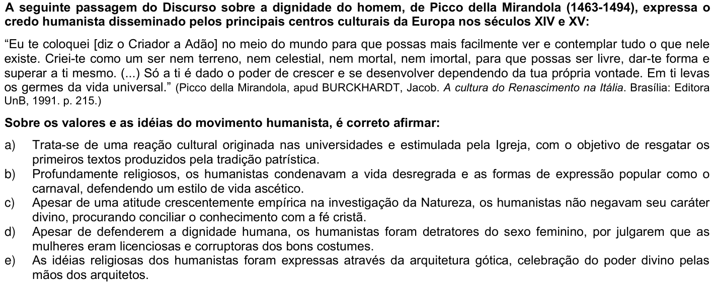 Questão 67 no caderno 1ª fase da UFPR 2005