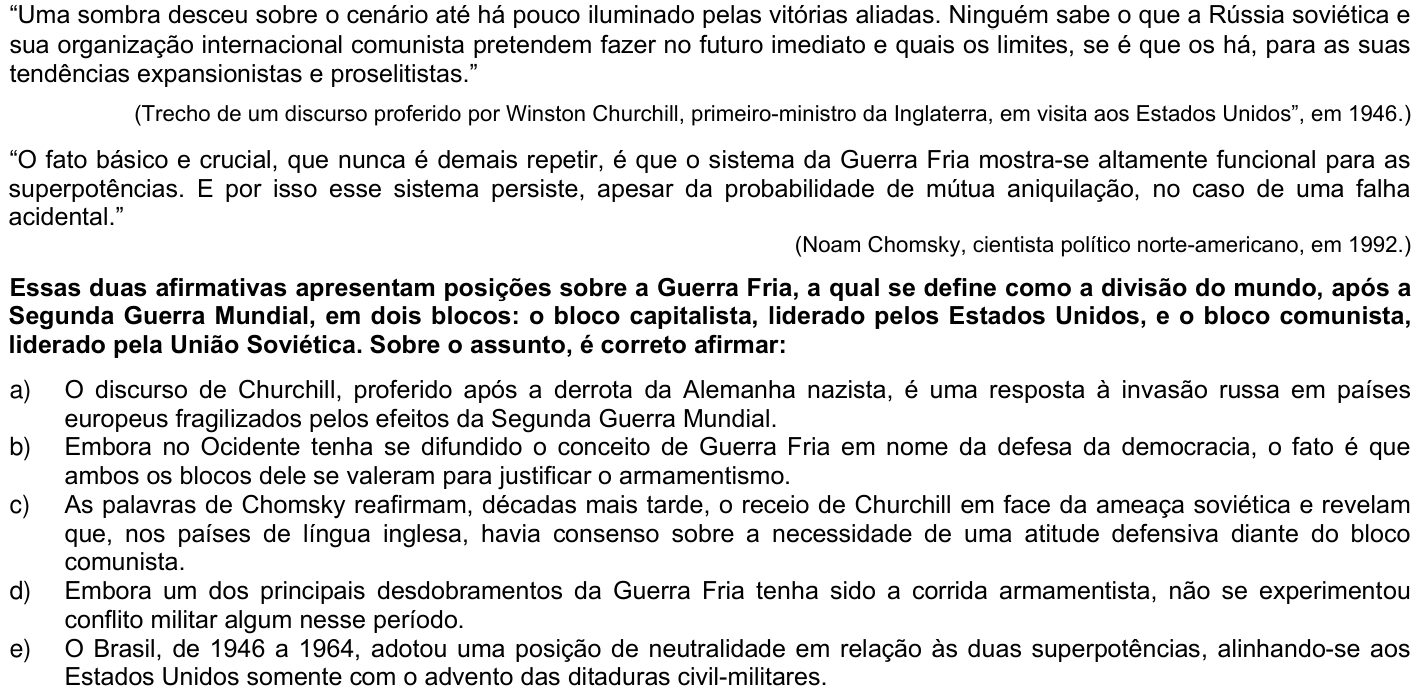 Questão 69 no caderno 1ª fase da UFPR 2005