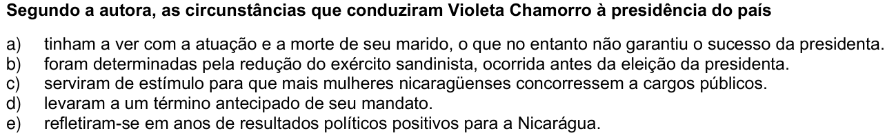 Questão 77 no caderno 1ª fase da UFPR 2005