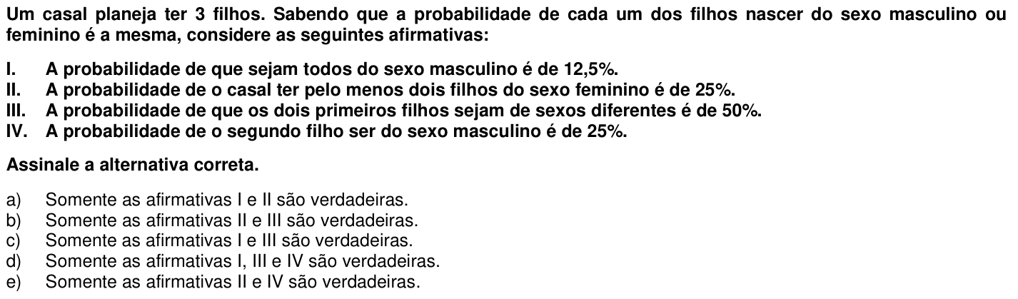 Questão 7 no caderno 1ª fase da UFPR 2006