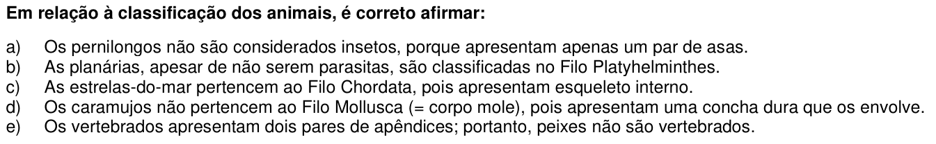 Questão 17 no caderno 1ª fase da UFPR 2006