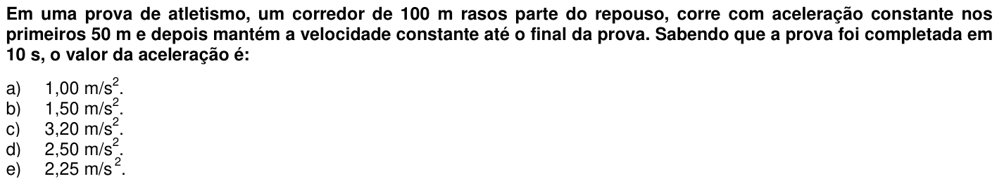 Questão 37 no caderno 1ª fase da UFPR 2006