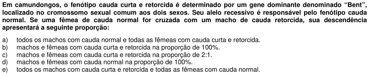 Questão 14 no caderno 1ª fase da UFPR 2007