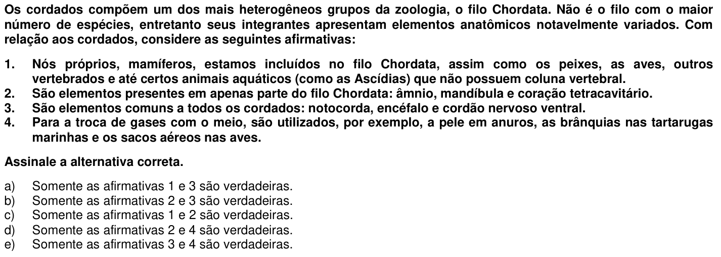 Questão 15 no caderno 1ª fase da UFPR 2007