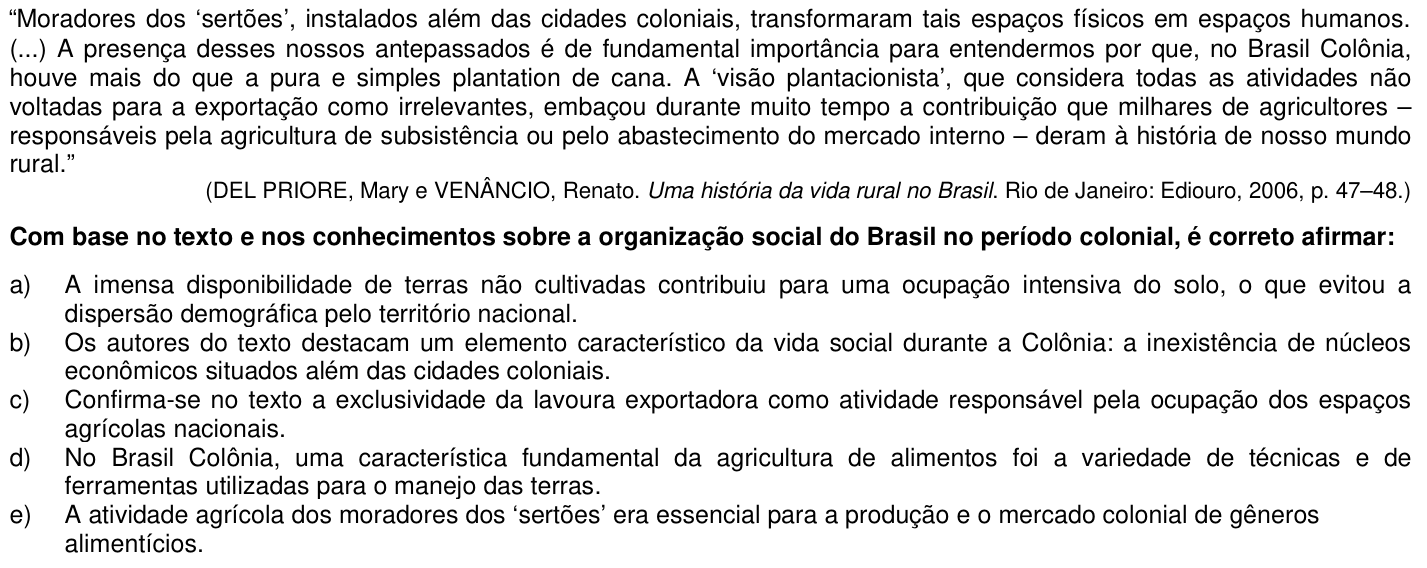 Questão 67 no caderno 1ª fase da UFPR 2007