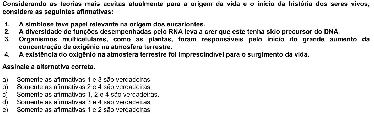 Questão 12 no caderno 1ª fase da UFPR 2008