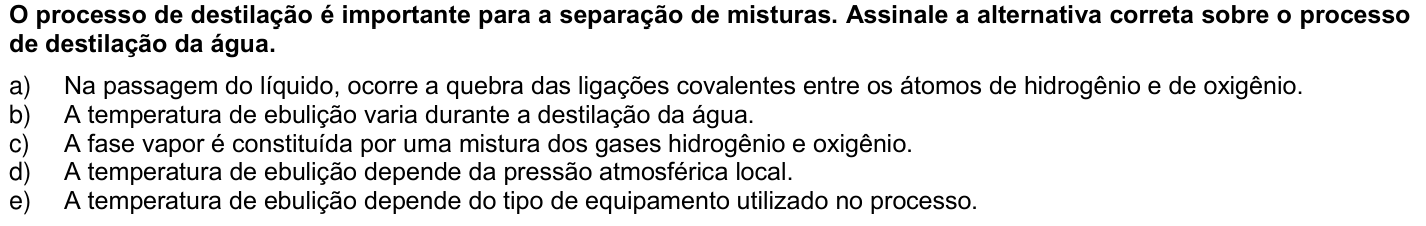 Questão 19 no caderno 1ª fase da UFPR 2008