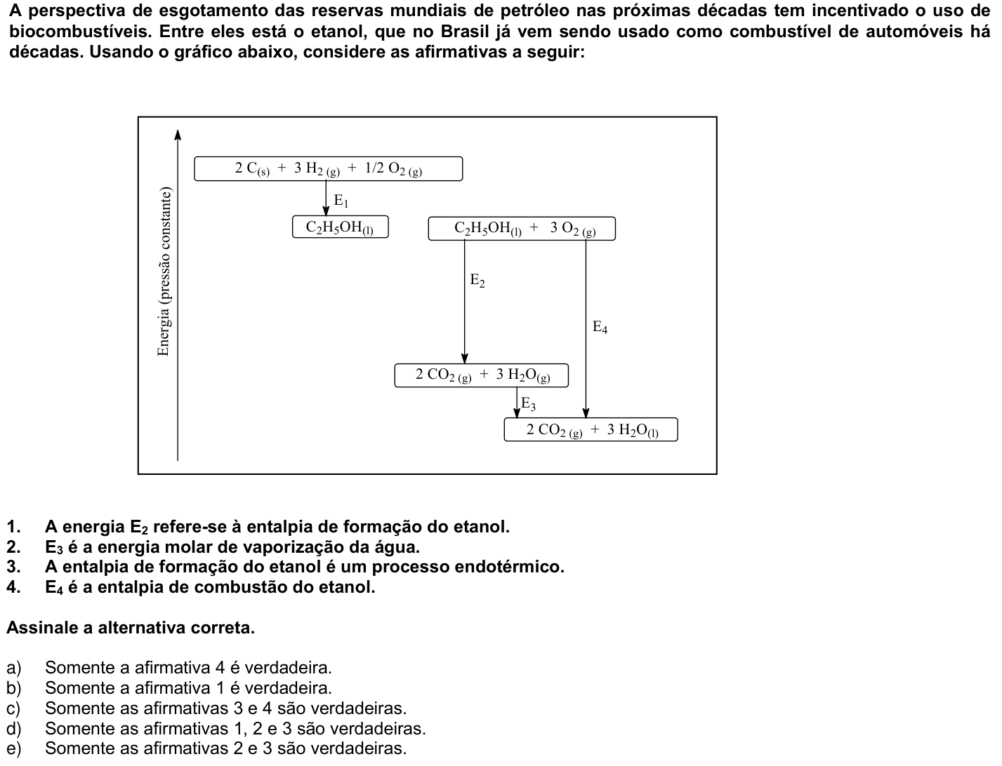 Questão 27 no caderno 1ª fase da UFPR 2008