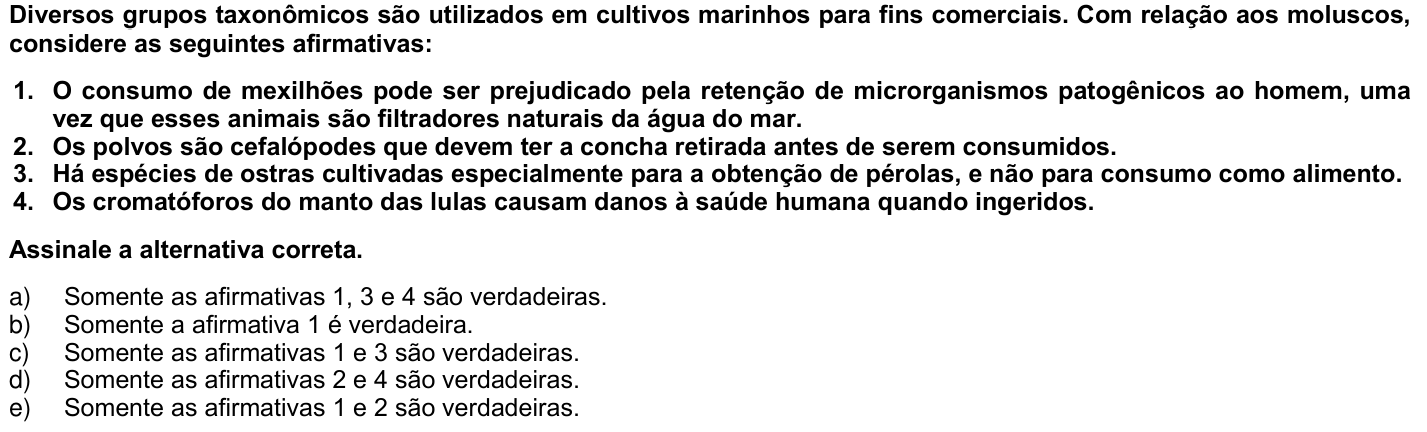 Questão 12 no caderno 1ª fase da UFPR 2009