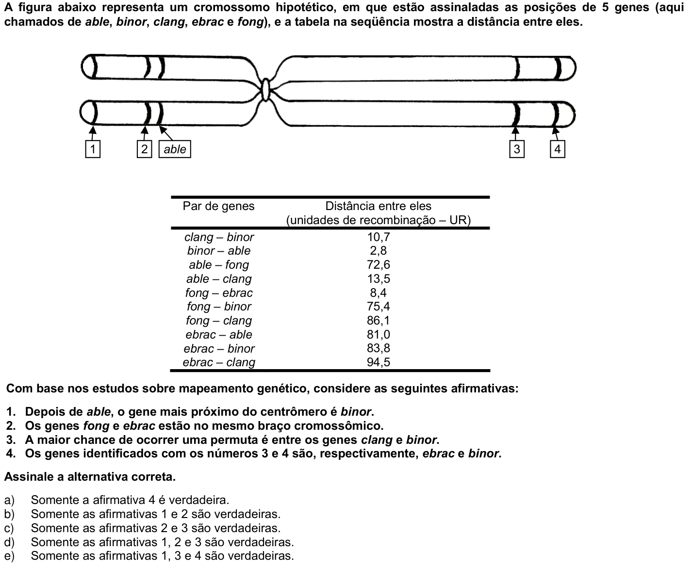 Questão 16 no caderno 1ª fase da UFPR 2009