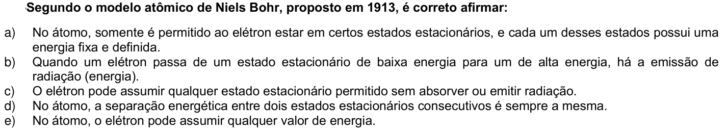 Questão 19 no caderno 1ª fase da UFPR 2009