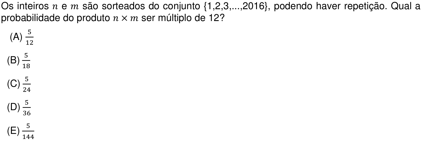 Questão 8 no caderno Prova objetiva do IME 2016