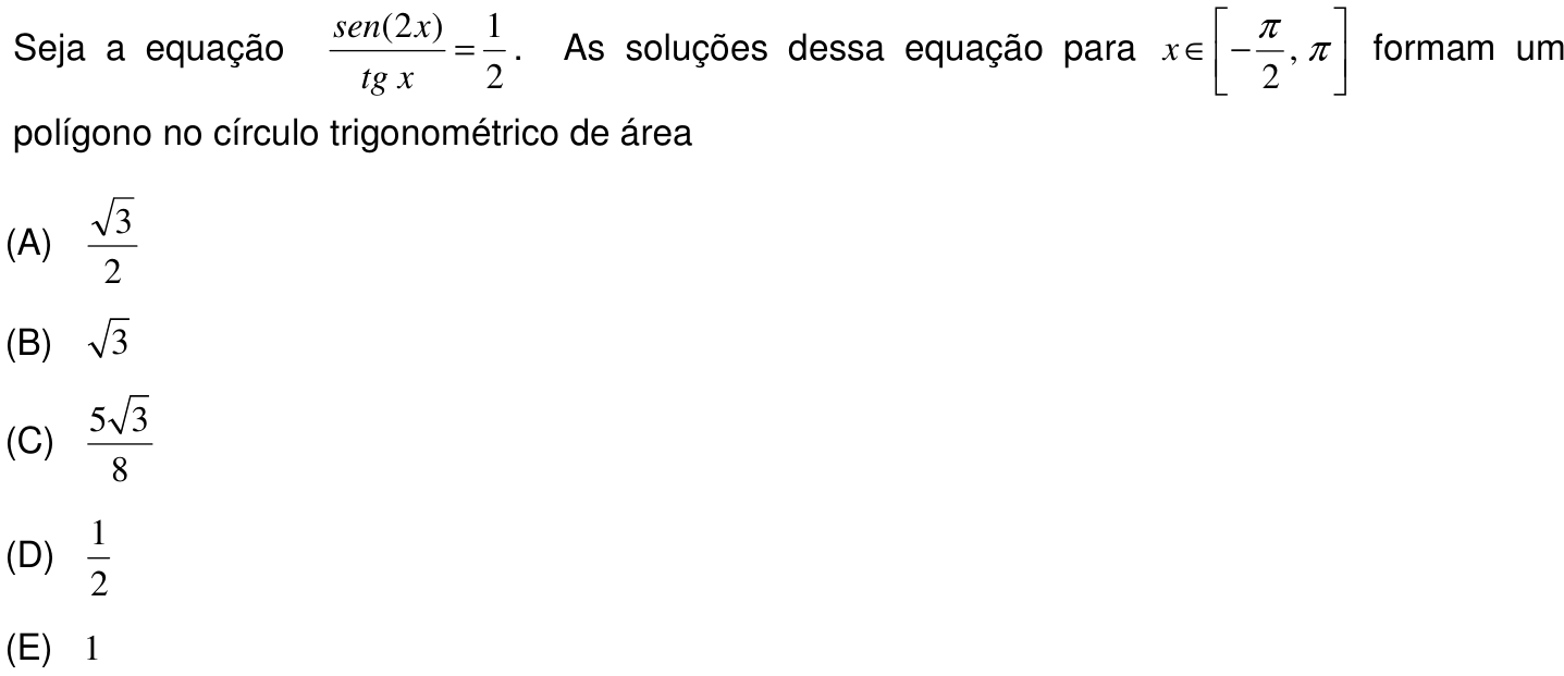 Questão 11 no caderno Prova objetiva do IME 2016