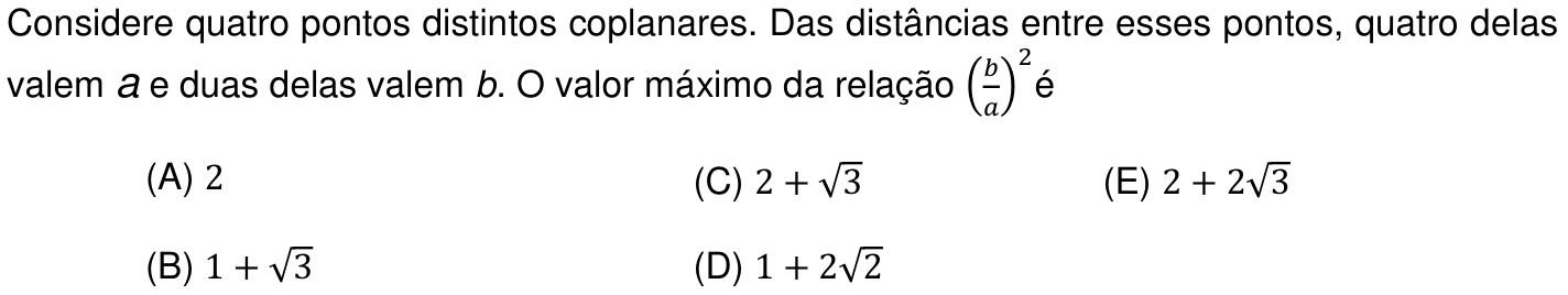 Questão 13 no caderno Prova objetiva do IME 2016