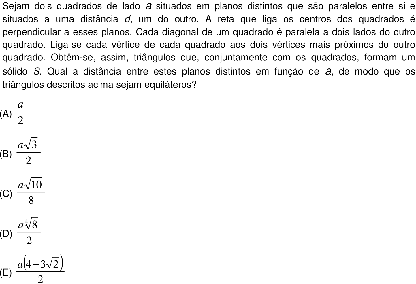 Questão 15 no caderno Prova objetiva do IME 2016