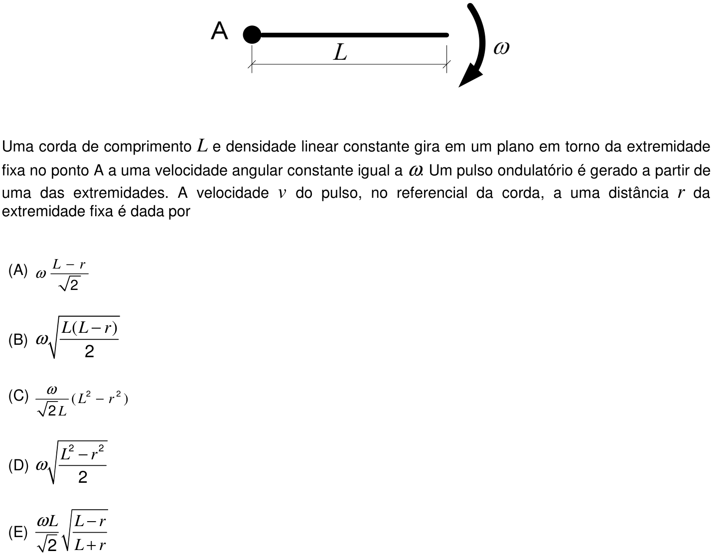 Questão 25 no caderno Prova objetiva do IME 2016
