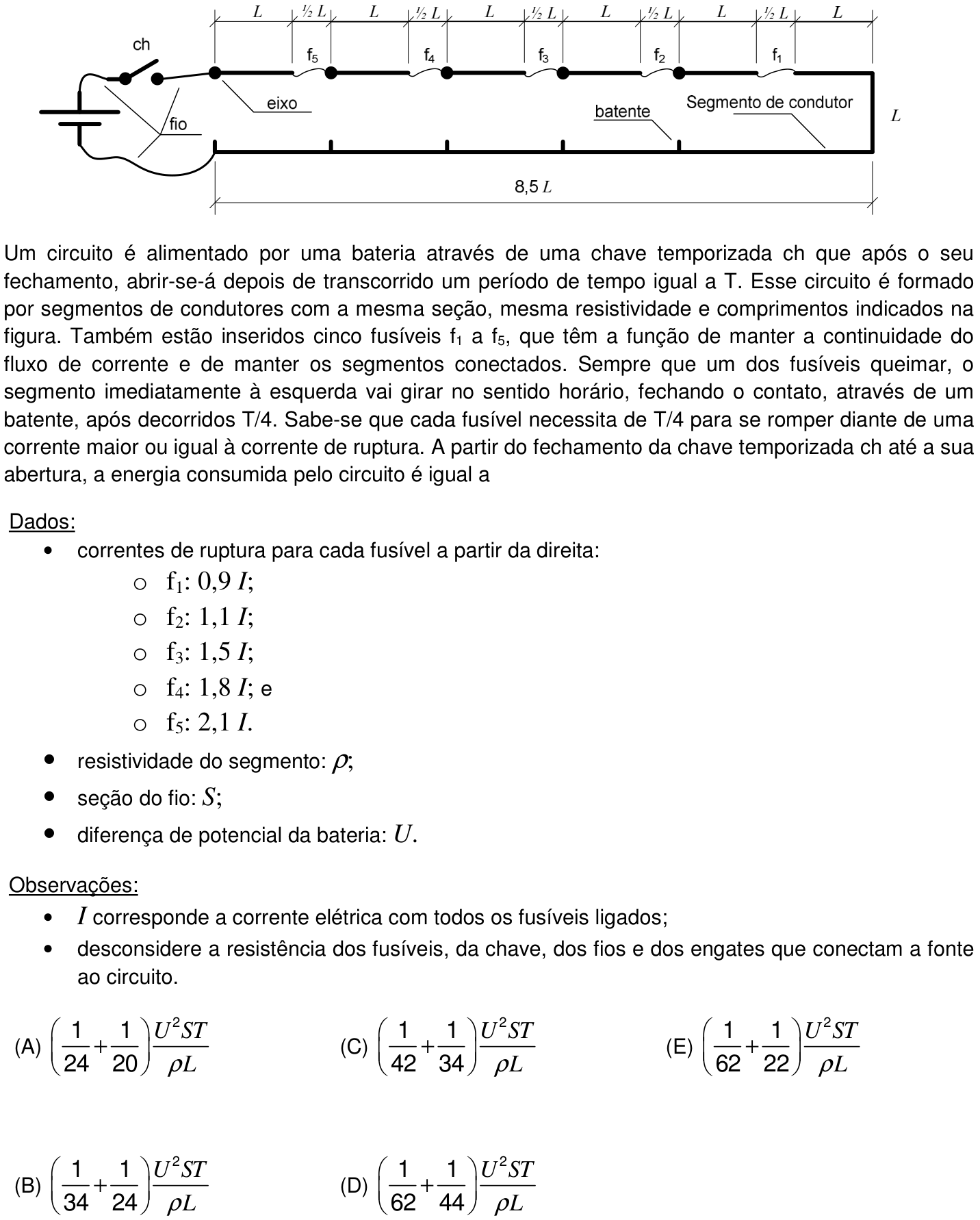 Questão 27 no caderno Prova objetiva do IME 2016