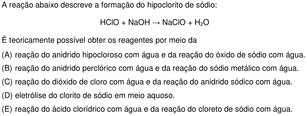 Questão 37 no caderno Prova objetiva do IME 2016