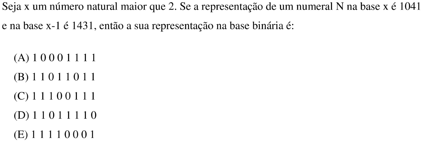 Questão 2 no caderno Prova objetiva do IME 2018