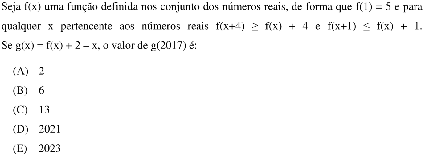 Questão 4 no caderno Prova objetiva do IME 2018