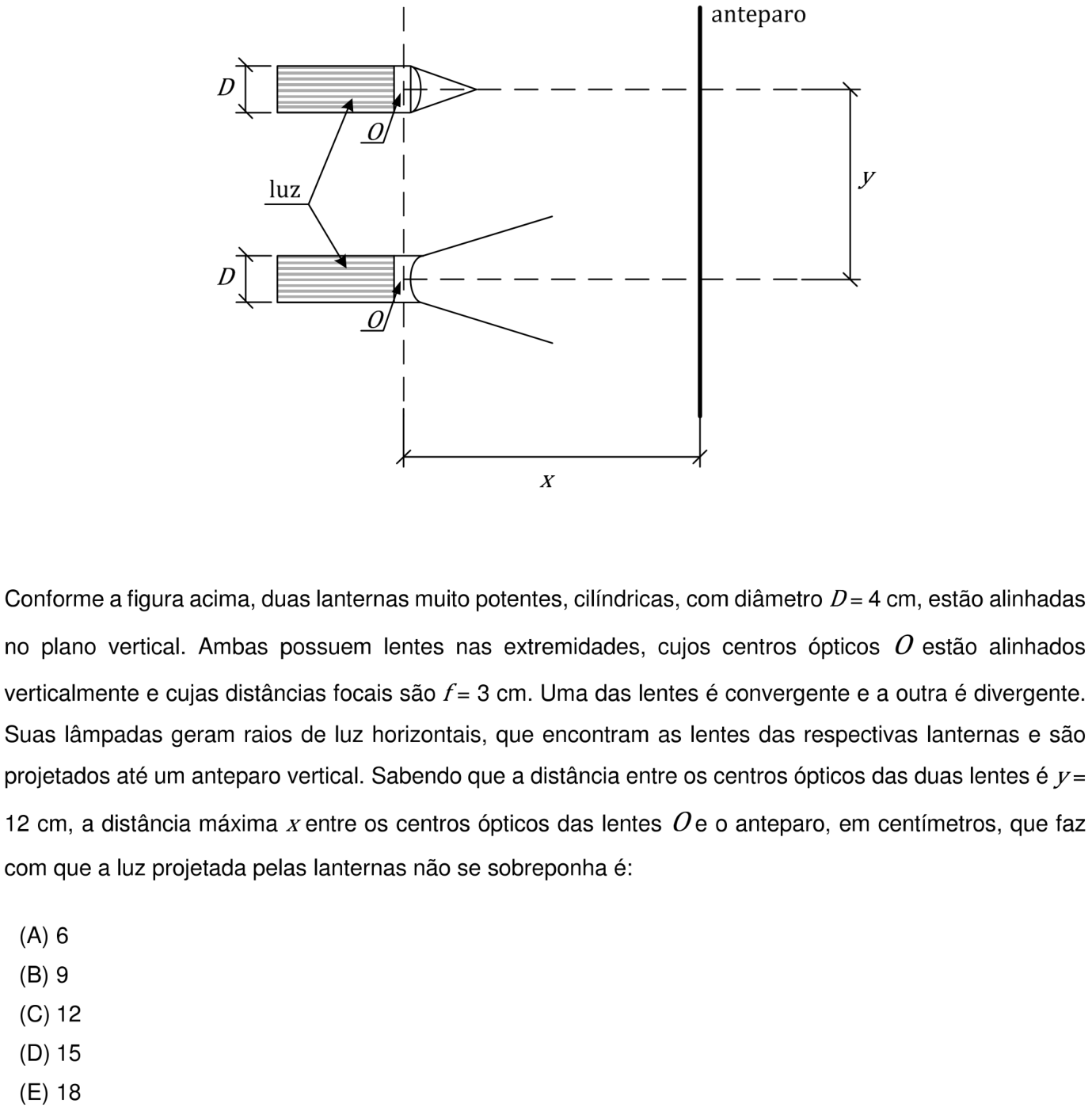 Questão 25 no caderno Prova objetiva do IME 2018
