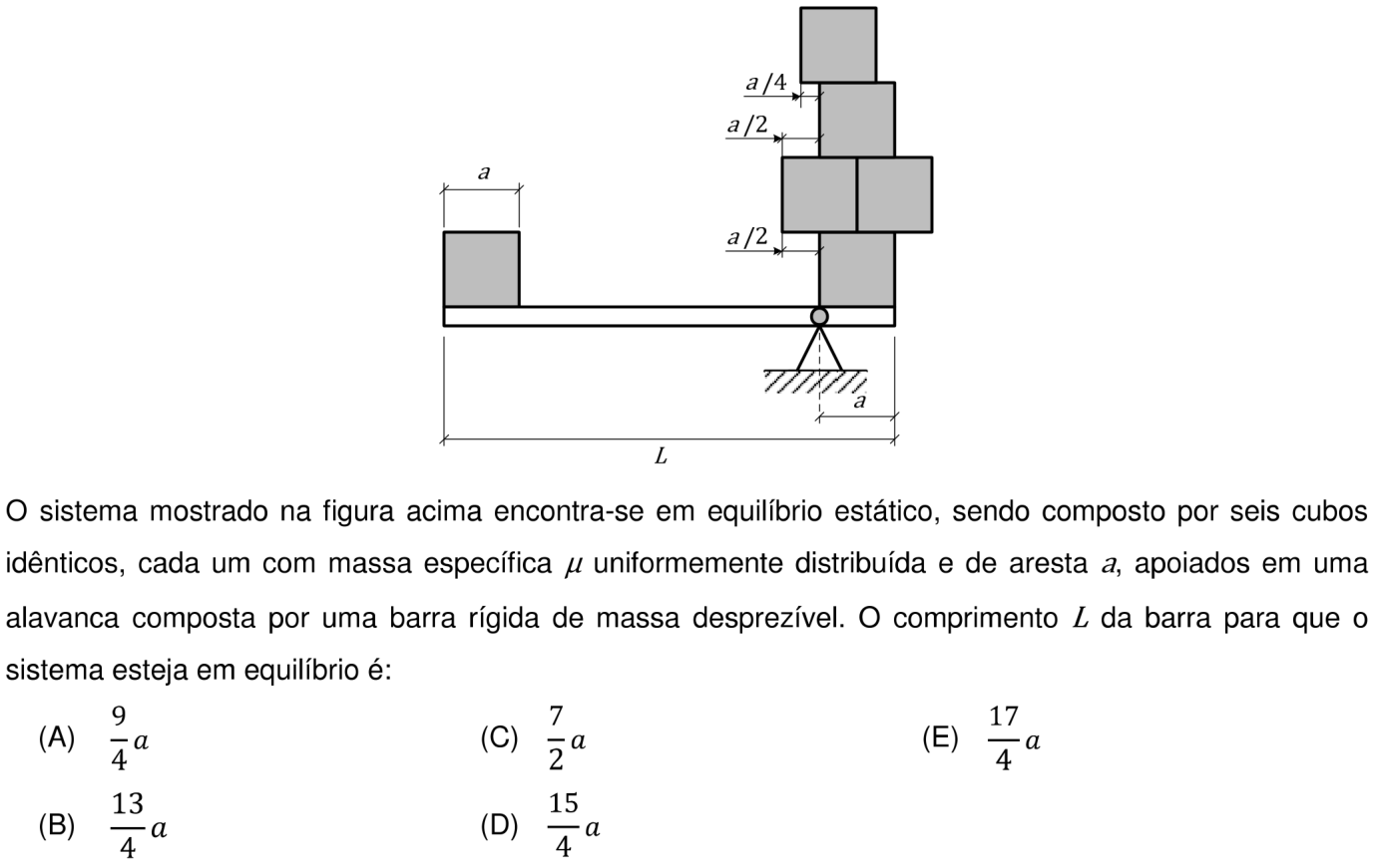 Questão 27 no caderno Prova objetiva do IME 2018