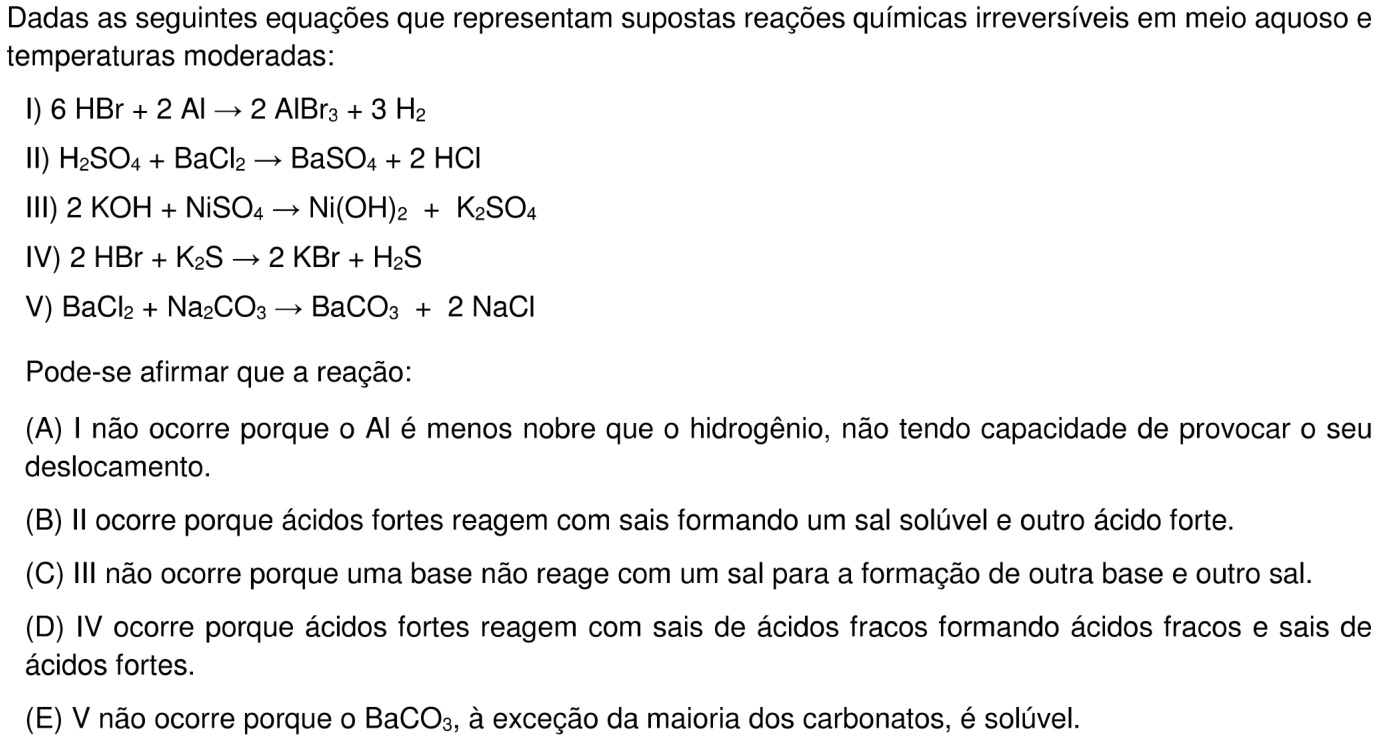 Questão 36 no caderno Prova objetiva do IME 2018