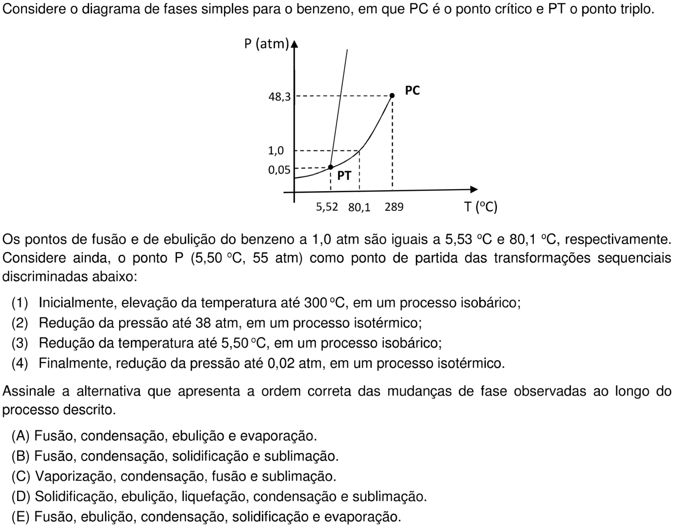 Questão 37 no caderno Prova objetiva do IME 2018