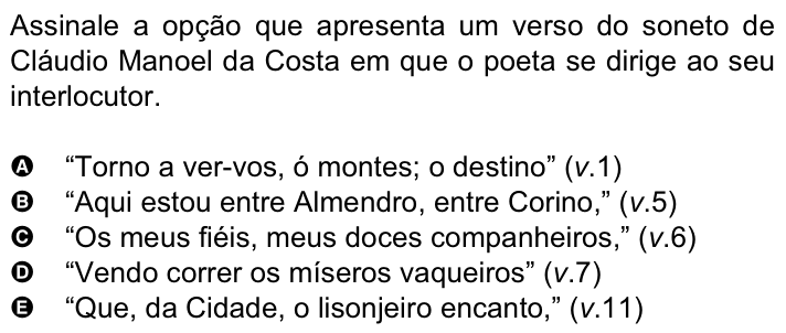 Questão 13 no caderno Amarela do ENEM 2008