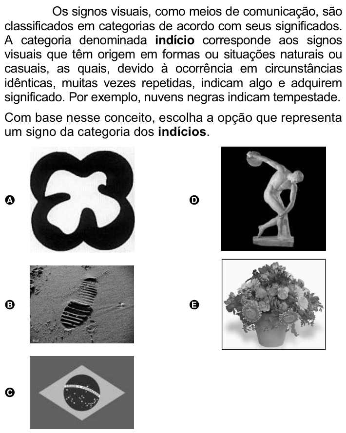 Questão 37 no caderno Amarela do ENEM 2008
