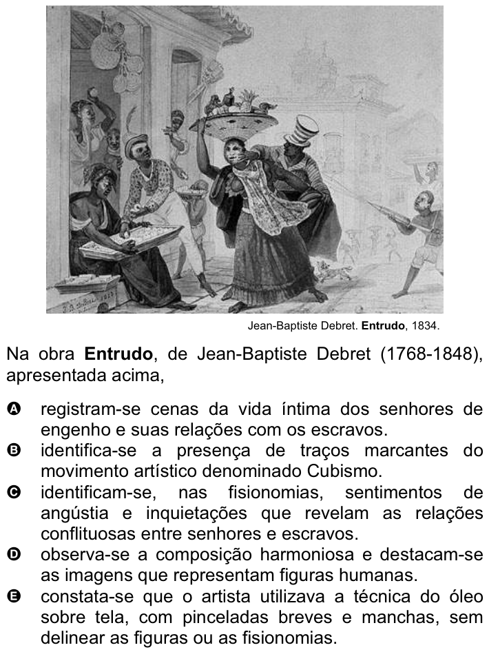 Questão 38 no caderno Amarela do ENEM 2008