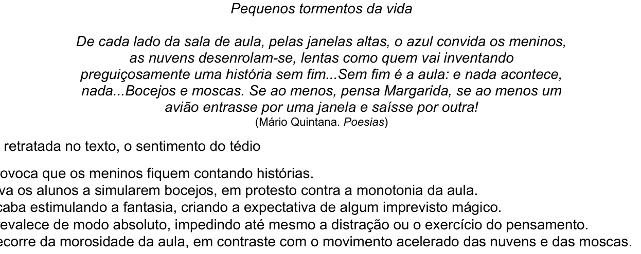 Questão 13 no caderno Amarela do ENEM 2003