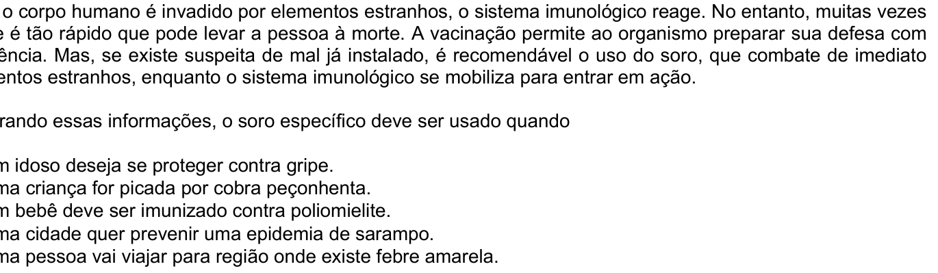 Questão 19 no caderno Amarela do ENEM 2003