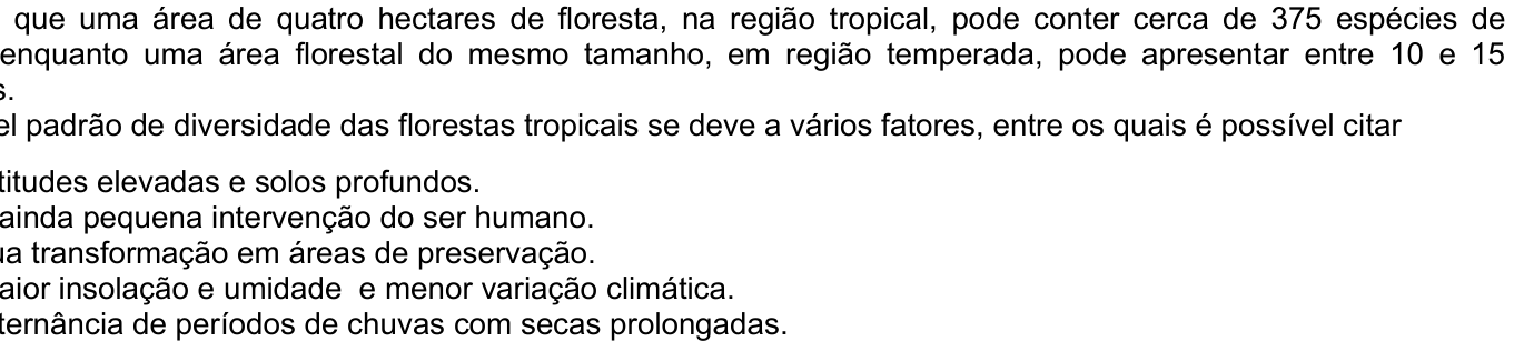 Questão 28 no caderno Amarela do ENEM 2003