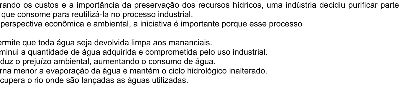 Questão 32 no caderno Amarela do ENEM 2003