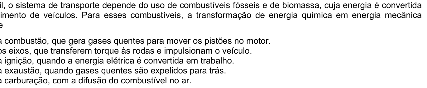 Questão 41 no caderno Amarela do ENEM 2003