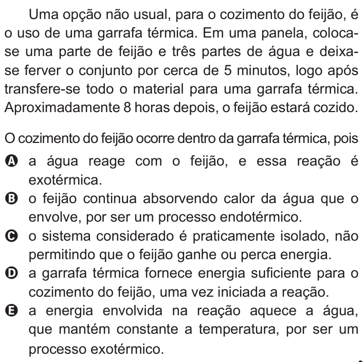 Questão 53 no caderno Branco do ENEM PPL 2011