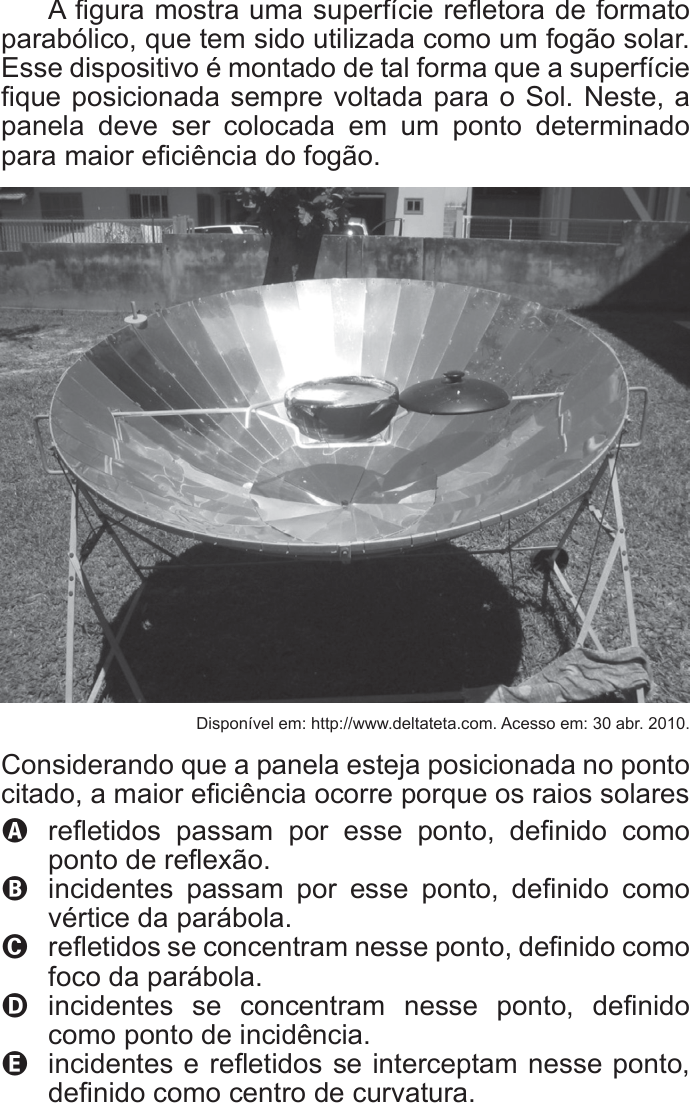 Questão 59 no caderno Branco do ENEM PPL 2011